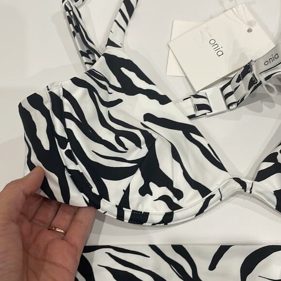 Onia Anna Top and Anais High Waisted Bottom Bikini Set NWT - Picture 8 of 8